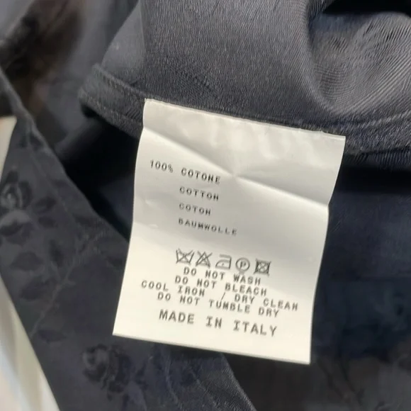 ETRO Milano Luxury Boutique Blouse Size 48 US 12 Dramatic Ruffle Collar Cuffs - Picture 11 of 16